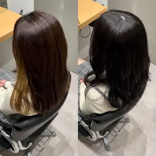 ロング カラー 髪質改善ヘアケア 艶髪特化/上田のヘアスタイル