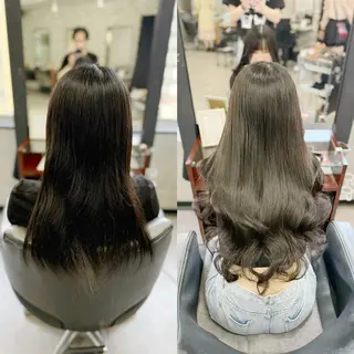ミディアム 💎エクステ専門店 BIZE梅田🇰🇷のヘアスタイル