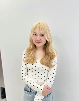 ロング カラー ヘアアレンジ ♥️韓国ヘア レイヤー♥️ゆりのヘアスタイル