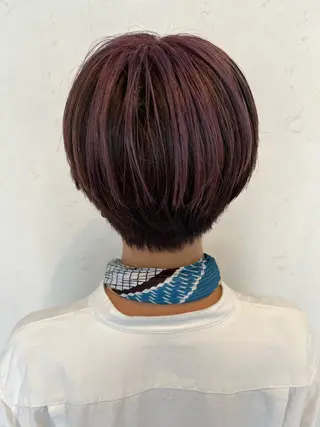 ショート カラー 伊藤 さやかのヘアスタイル