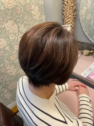 ショート hair make echo滿木あい花のヘアスタイル