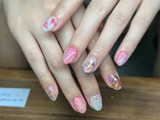 ネイル lucky nail 歌舞伎町のネイルデザイン