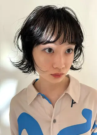 ショート パーマ ボブ/ショート 吉田竣のヘアスタイル