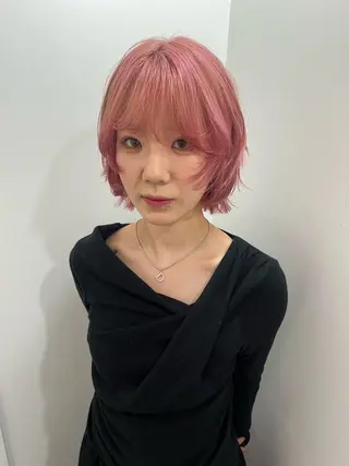 ショート 💥ウルフカット デザインあんな💥のヘアスタイル