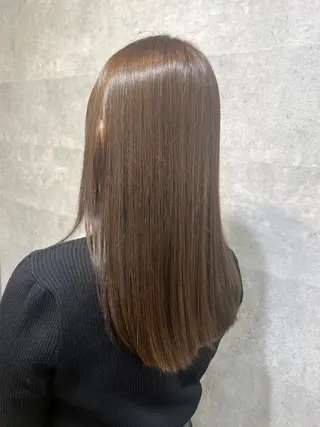 ロング カラー 紫音 cutwells郡山のヘアスタイル