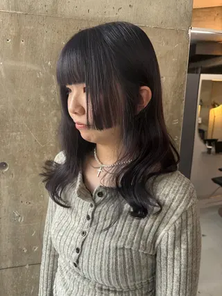 ロング カラー person♡kii マオのヘアスタイル