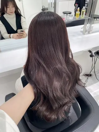 ロング カラー ♡上品韓国髪♡ブラ ウン/SAYATOのヘアスタイル
