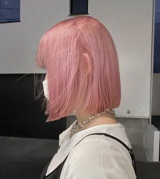 ショート カラー YUIKA☆髪質改善 小顔カット艶カラーのヘアスタイル