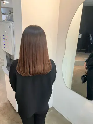 セミロング 【ツヤ髪特化】 スズキアキエのヘアスタイル