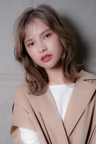 カラー 女性カット🌀 カラー⭐️大坂望心のヘアスタイル