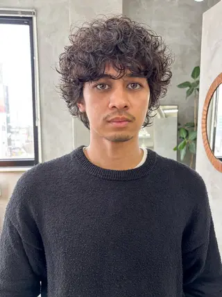 メンズ 横井伴典 矢場町 メンズパーマ/カットのヘアスタイル