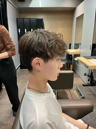 メンズ メンズカット パーマ飯野友喜のヘアスタイル