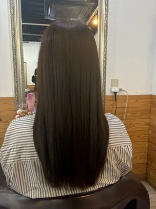 カラー 髪質改善カラー/ 結べるレイヤー/文野のヘアスタイル