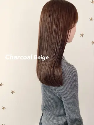 ロング カラー 市川 千夏のヘアスタイル