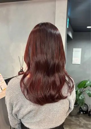 ミディアム カラー 韓国ヘア/レイヤーカ ット/ASAKA🤍のヘアスタイル