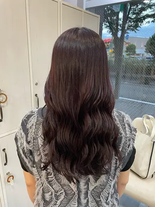 ロング レイヤー/透けカラー ✨KANAのヘアスタイル