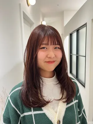 ロング カラー 似合わせ/レイヤー/ ボブ/西島 絢香のヘアスタイル