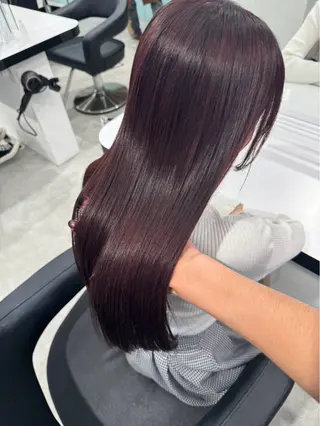 ロング カラー 履歴修正屋さん／ ブロンド／ホワイトのヘアスタイル