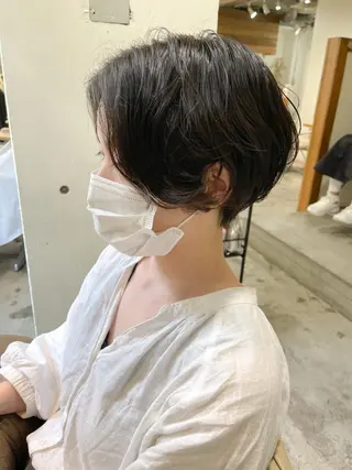 ショート パーマ ❏アンニュイパーマ 川原畑 拓也❏のヘアスタイル