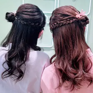 セミロング 横浜/ヘアメ/ エクステ/かなこ🌹のヘアスタイル