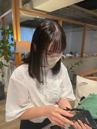 カラー まとい  ︎︎のヘアスタイル