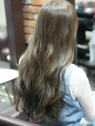 ロング カラー 辻 竜也　のヘアスタイル
