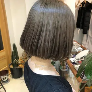 ショート カラー パーマ OVER→三軒茶屋 /縮毛矯正・髪質改善のヘアスタイル