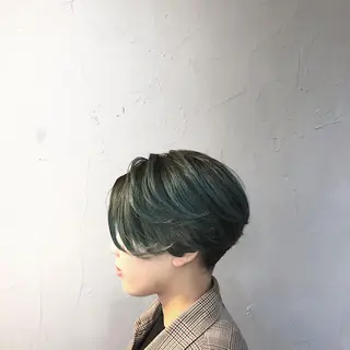ショート カラー 山口 浩之のヘアスタイル