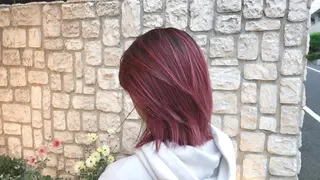 ミディアム カラー パーマ ヘアアレンジ 髪質改善/透明感 OAK兵庫のヘアスタイル