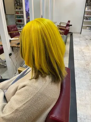 ミディアム 平井 海冬のヘアスタイル