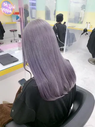 セミロング 🎀愛されピンク ラベンダー💜ゆいのヘアスタイル