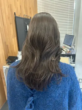 セミロング カラー 韓国ヘア ‎⟡.·KANA🐥のヘアスタイル