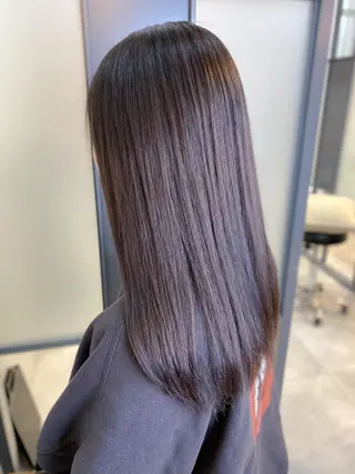セミロング カラー 【透明感、艶髪】西村 有司のヘアスタイル