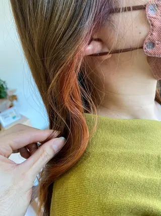 セミロング カラー 堀 大輔のヘアスタイル