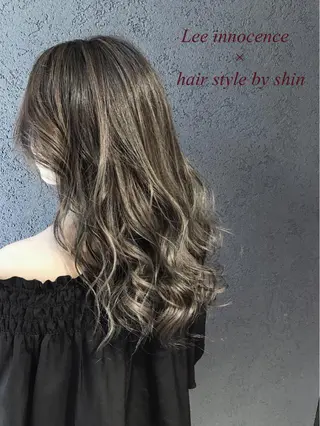 セミロング カラー パーマ カラー/髪質改善スペ シャリスト宮本 伸一のヘアスタイル