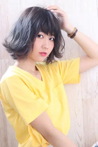 ミディアム カラー 🌼圧倒的な口コミ数 BRAVE柏東口のヘアスタイル