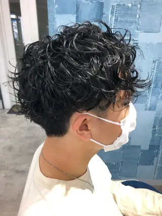 パーマ メンズ Noyヨシモト ヒロトのヘアスタイル