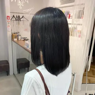 ミディアム カラー 髪質改善特化 安東駿介のヘアスタイル