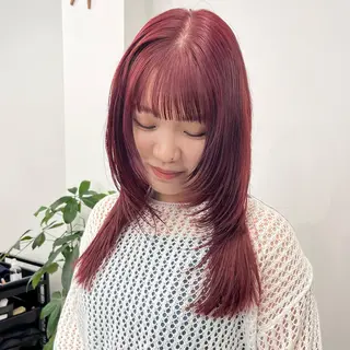ロング カラー No1韓国風レイヤー &カチモリ✨ /サキのヘアスタイル