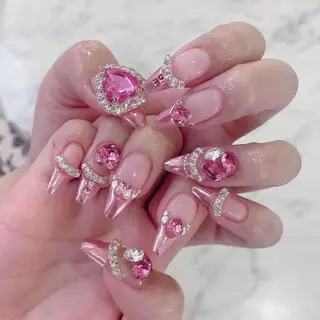 ネイル Lee Nails チップ長さだし専門店のネイルデザイン
