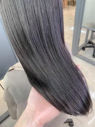 セミロング カラー 【透明感、艶髪】西村 有司のヘアスタイル