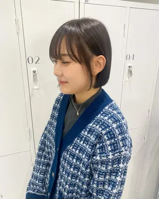 ミディアム カラー ヘアアレンジ ボブ /ニュアンス/ satomi🧸💖のヘアスタイル