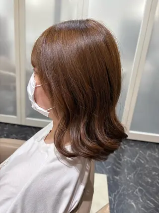 ミディアム 髪質改善カラー なーこ💖🌈のヘアスタイル