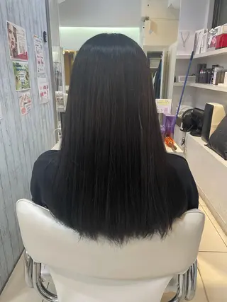 ミディアム 【髪質改善カラー】 瀧田嵐士🇰🇷のヘアスタイル