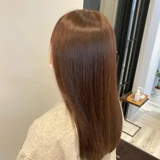 ロング 透明感カラー✨ 酸性ストレート特化のヘアスタイル