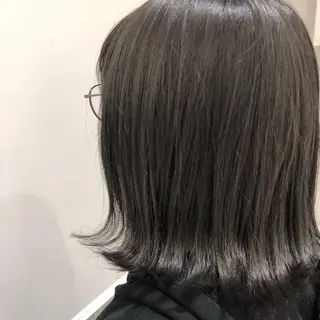 ミディアム カラー 似合わせ艶髪カラー ❤️ハダユミのヘアスタイル