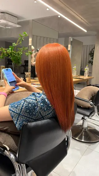 ロング 🌷花音🌷メンズ /艶カラー/Wカラーのヘアスタイル