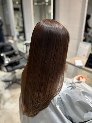 パーマ 艶髪酸性ストレート /髪質改善/寺田警二のヘアスタイル