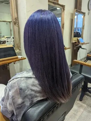 ロング カラー bathair  所属・bathair 持田侑祐のヘアスタイル