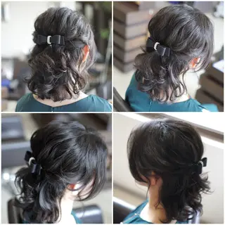 ミディアム 中島 剛のヘアスタイル